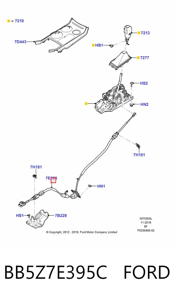  BB5Z7E395C Ford