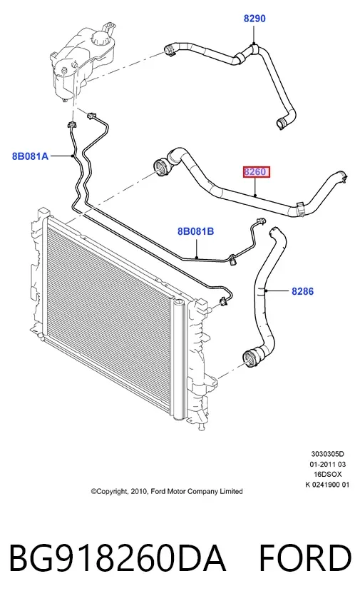  BG918260DA Ford