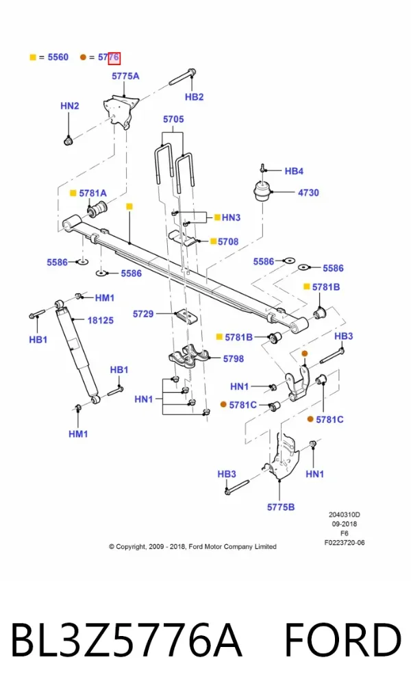  BL3Z5776A Ford