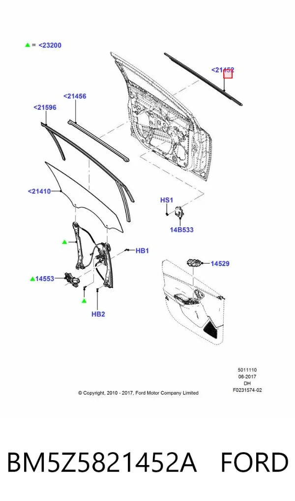  BM5Z5821452A Ford