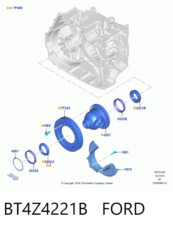  BT4Z4221B Ford