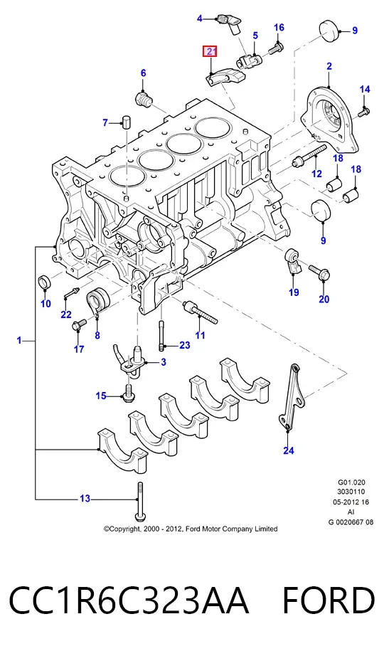  CC1R6C323AA Ford