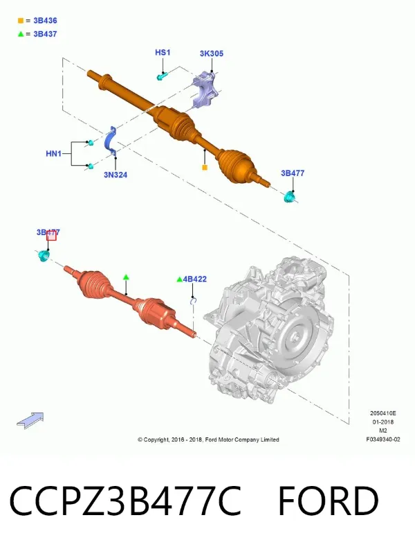  CCPZ3B477C Ford