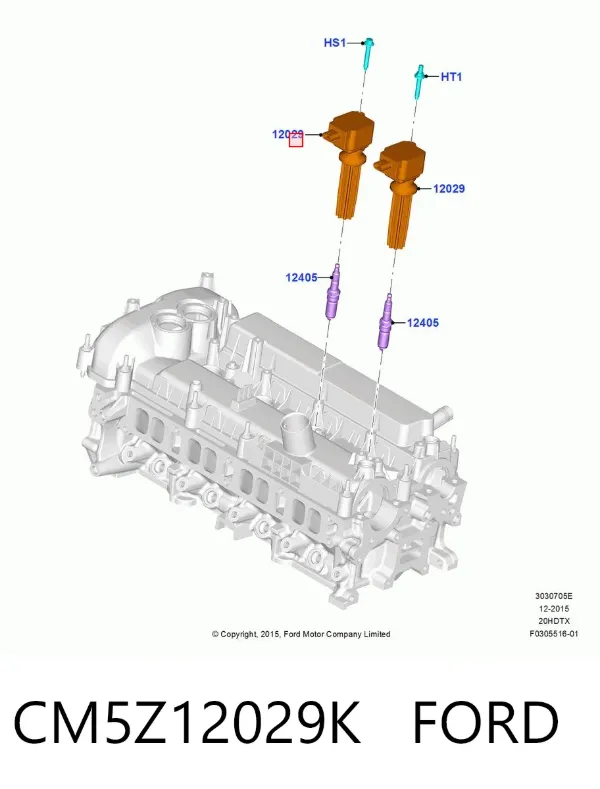 Катушка зажигания CM5Z12029K Ford