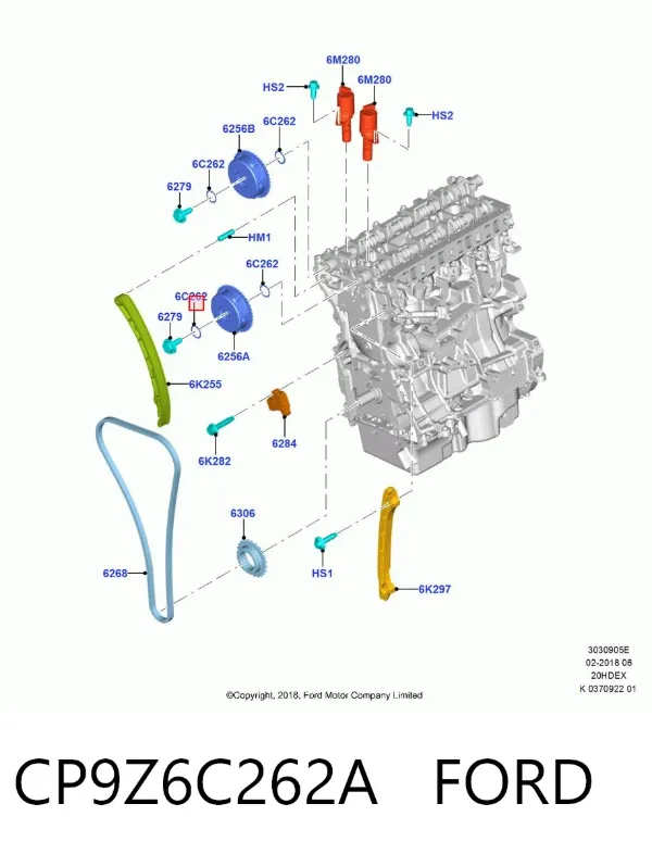  CP9Z6C262A Ford