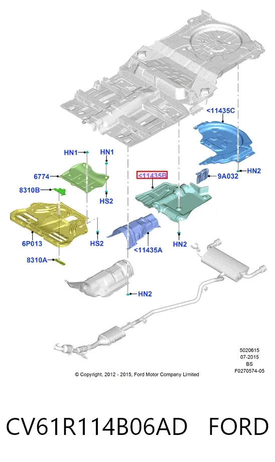  CV61R114B06AD Ford