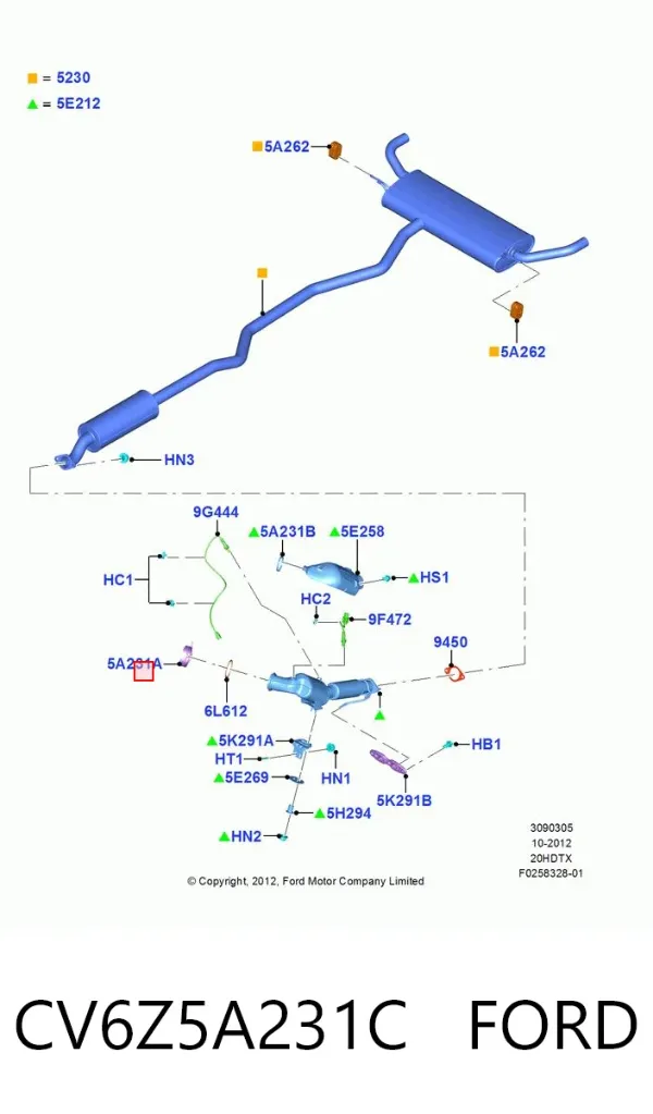  CV6Z5A231C Ford