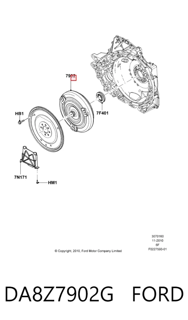 Гидротрансформатор DA8Z7902G Ford