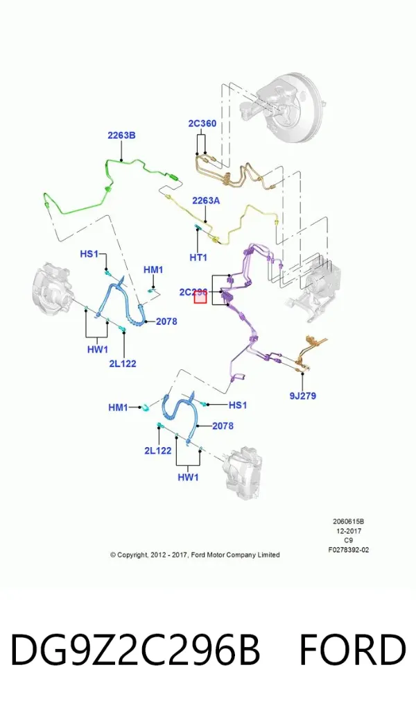  DG9Z2C296B Ford