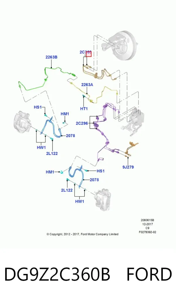  DG9Z2C360B Ford