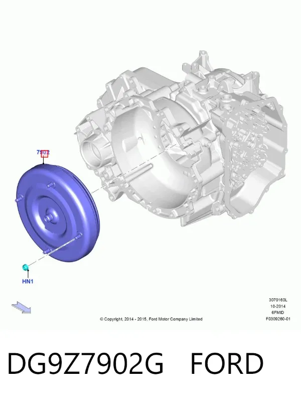 Гидротрансформатор DG9Z7902G Ford