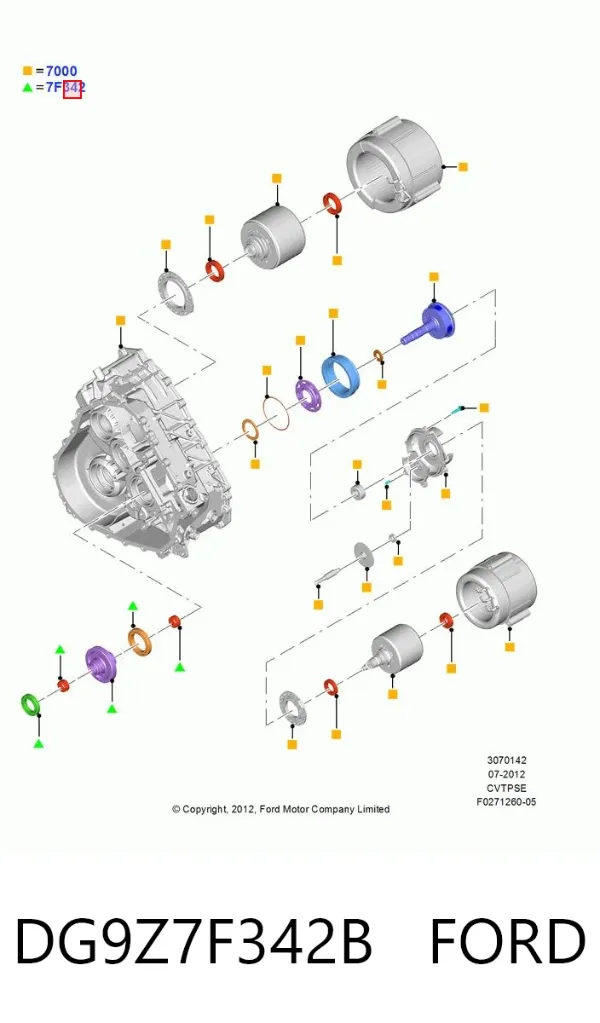  DG9Z7F342B Ford