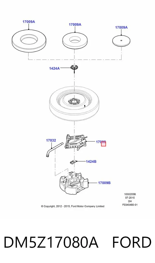  DM5Z17080A Ford
