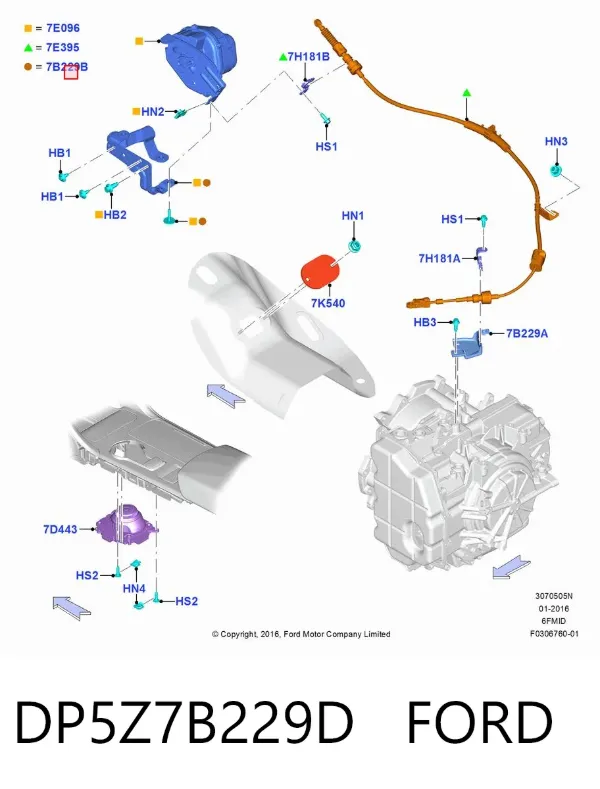  DP5Z7B229D Ford