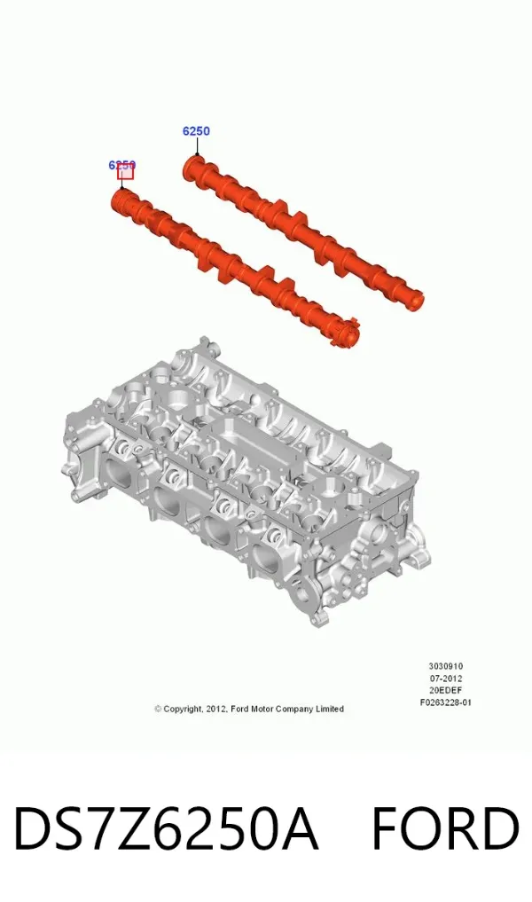Впускной распредвал DS7Z6250A Ford