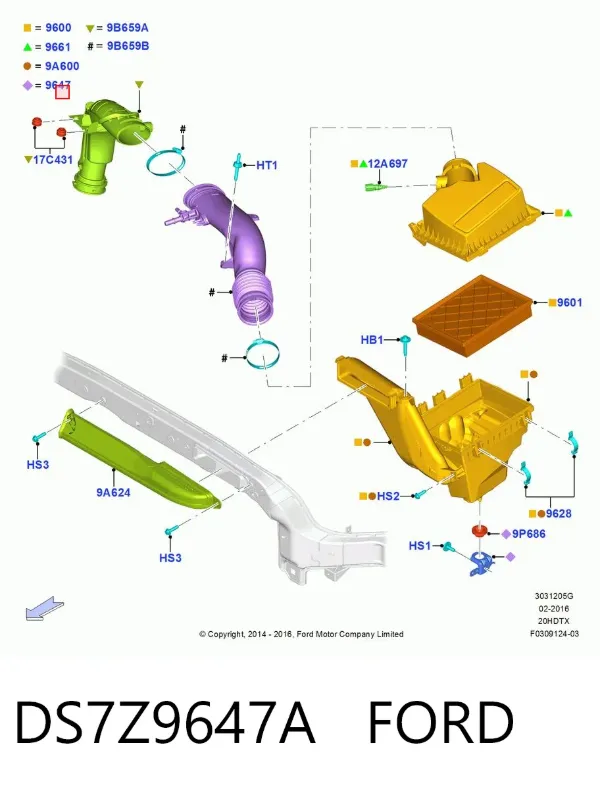  DS7Z9647A Ford