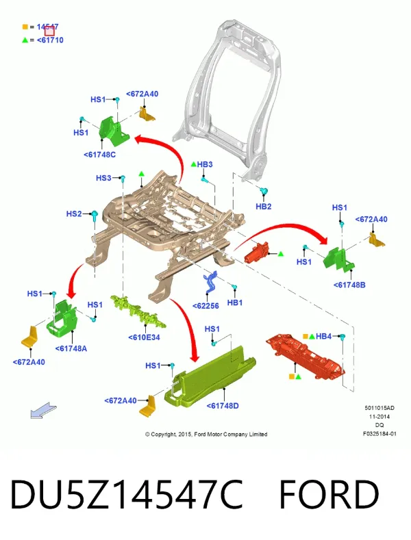  DU5Z14547C Ford