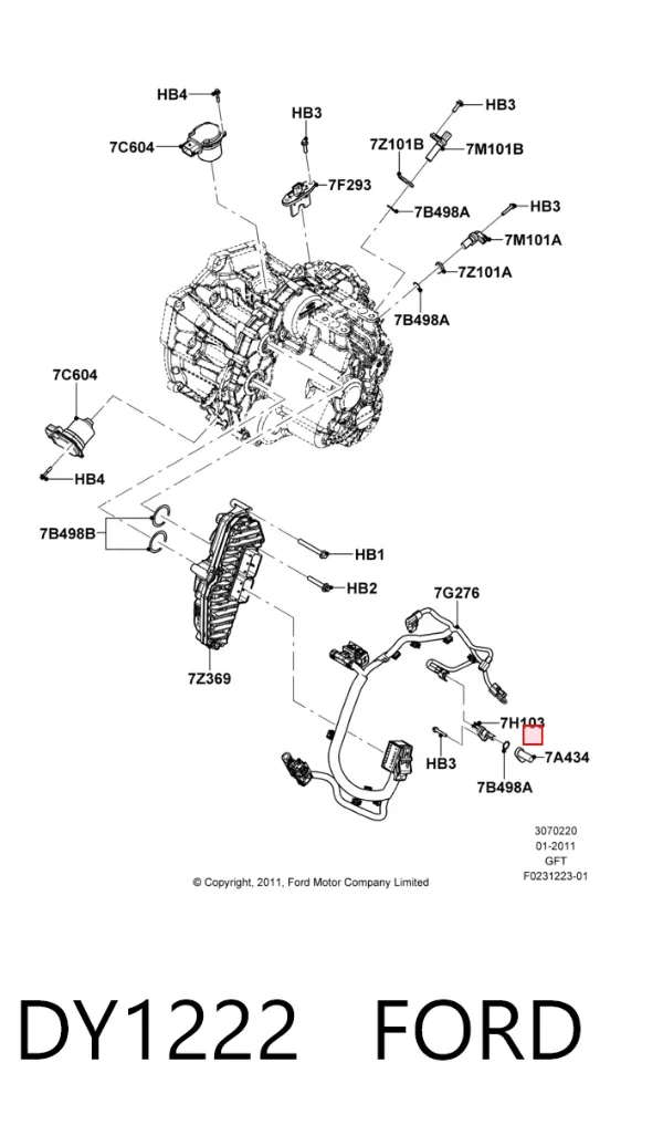  DY1222 Ford