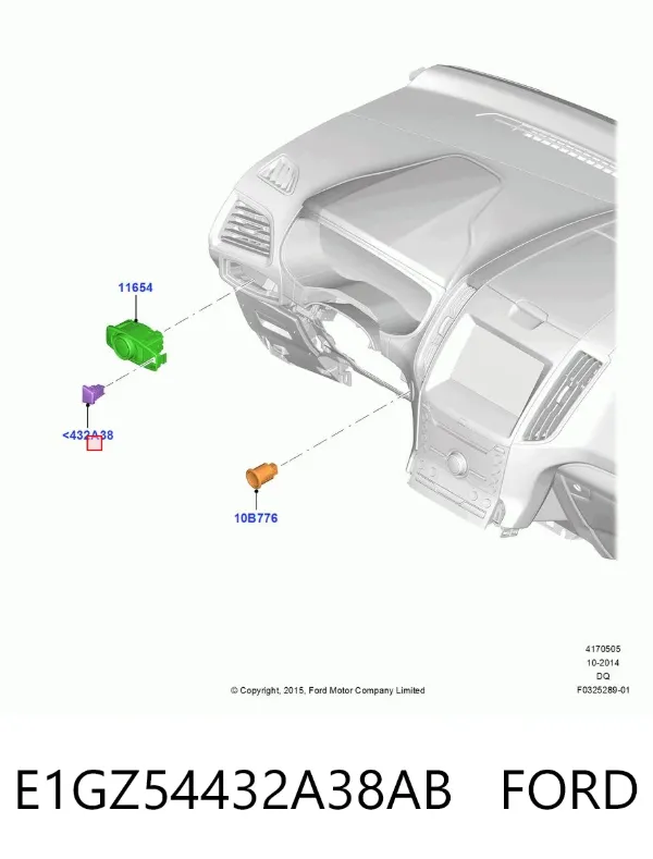  E1GZ54432A38AB Ford