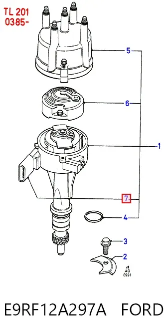 Модуль зажигания E9RF12A297A Ford