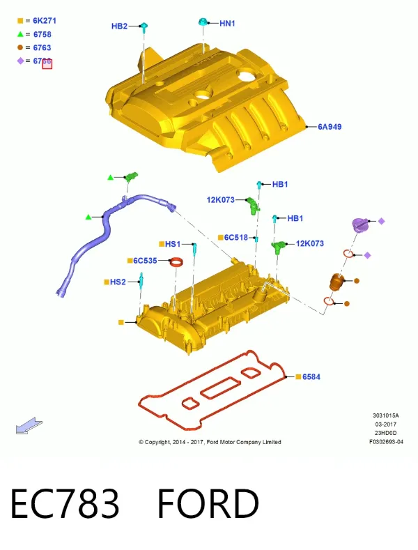  EC783 Ford