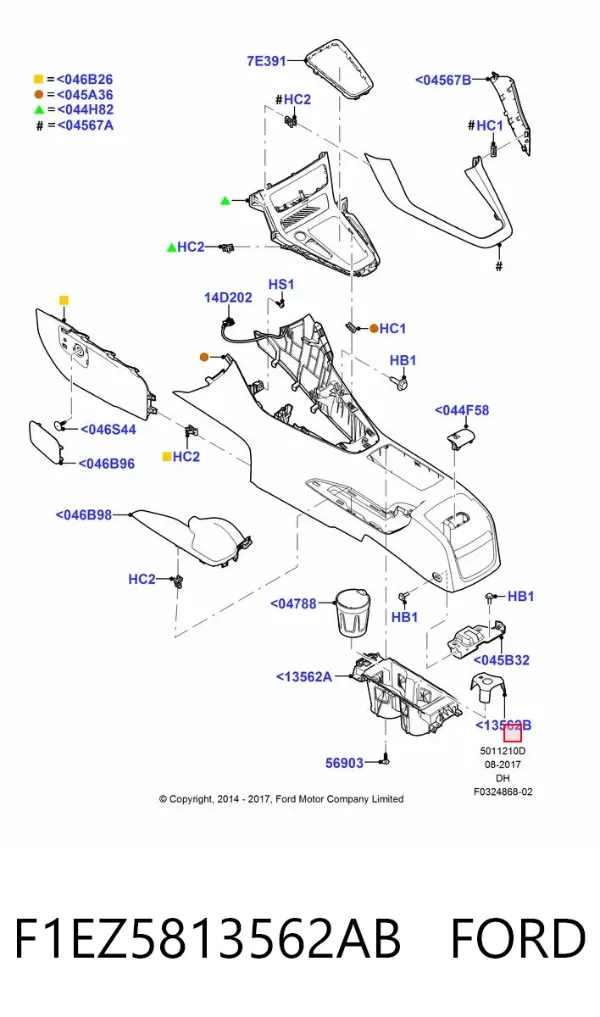  F1EZ5813562AB Ford