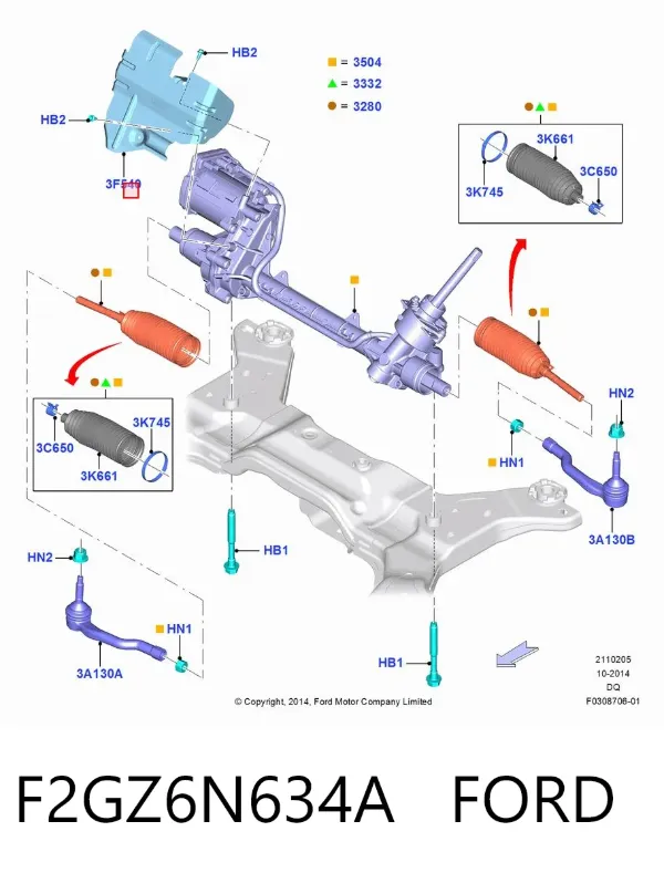  F2GZ6N634A Ford