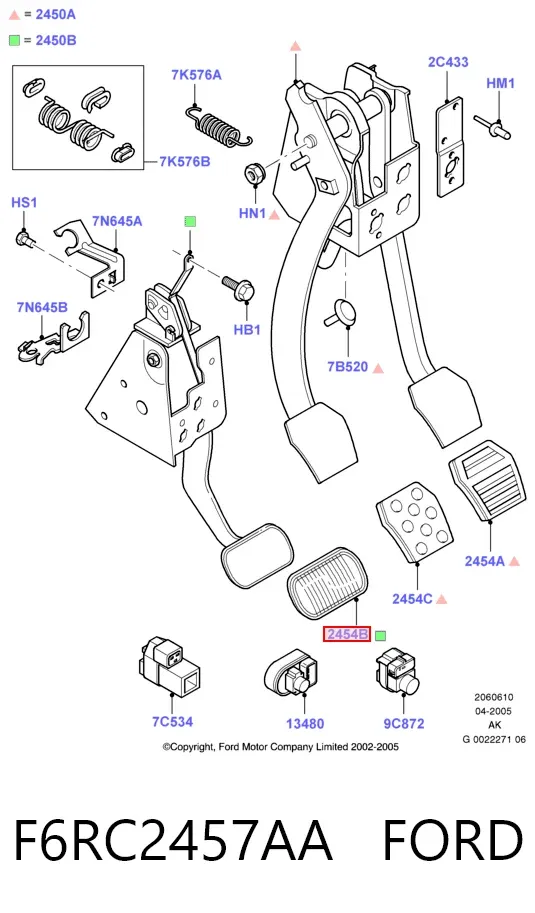  F6RC2457AA Ford