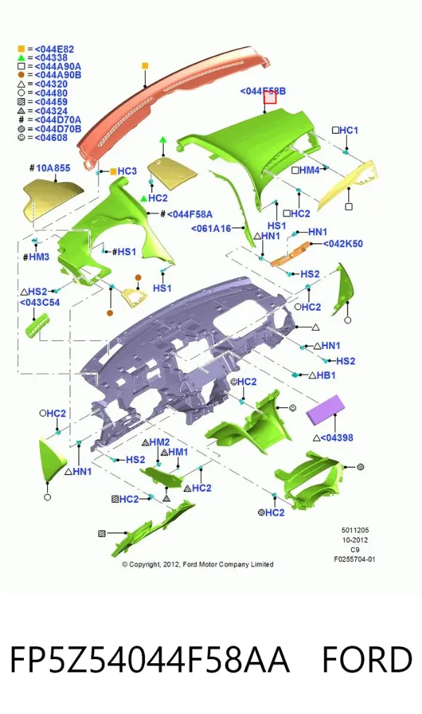  FP5Z54044F58AA Ford