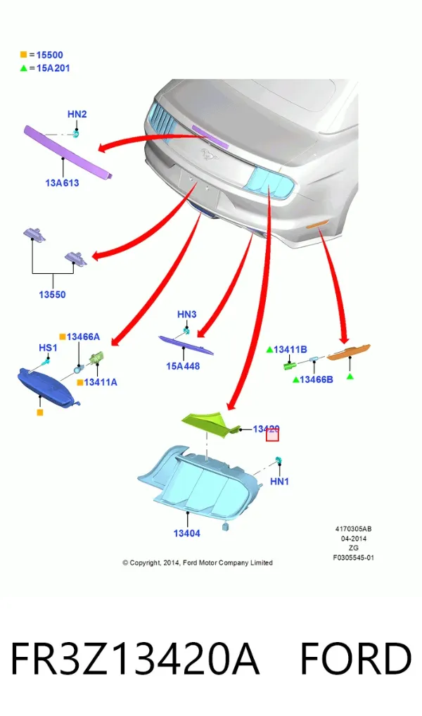 FR3Z13420A Ford