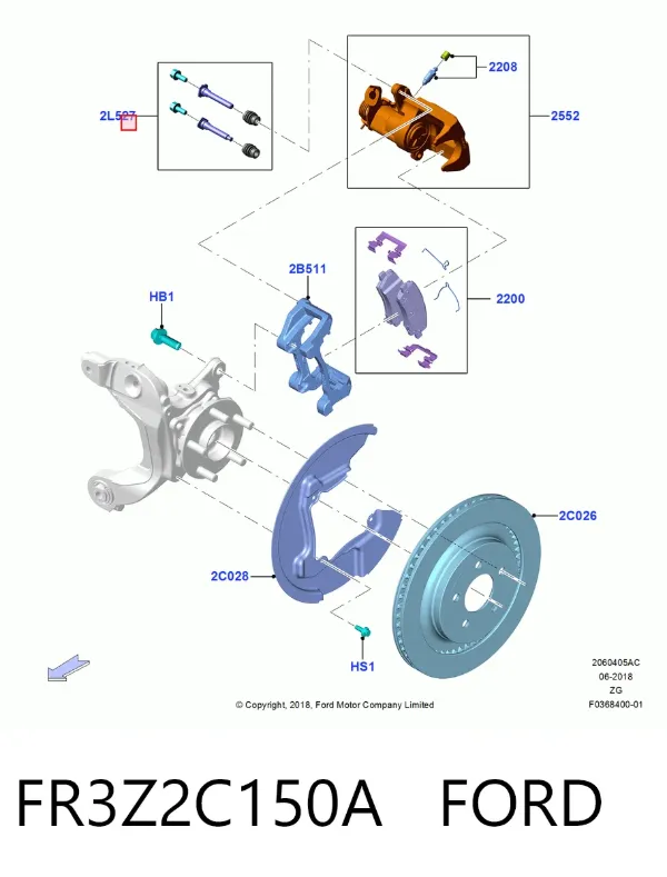  FR3Z2C150A Ford