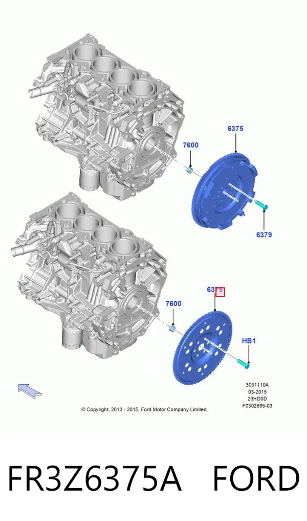  FR3Z6375A Ford