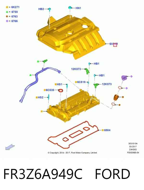  FR3Z6A949C Ford