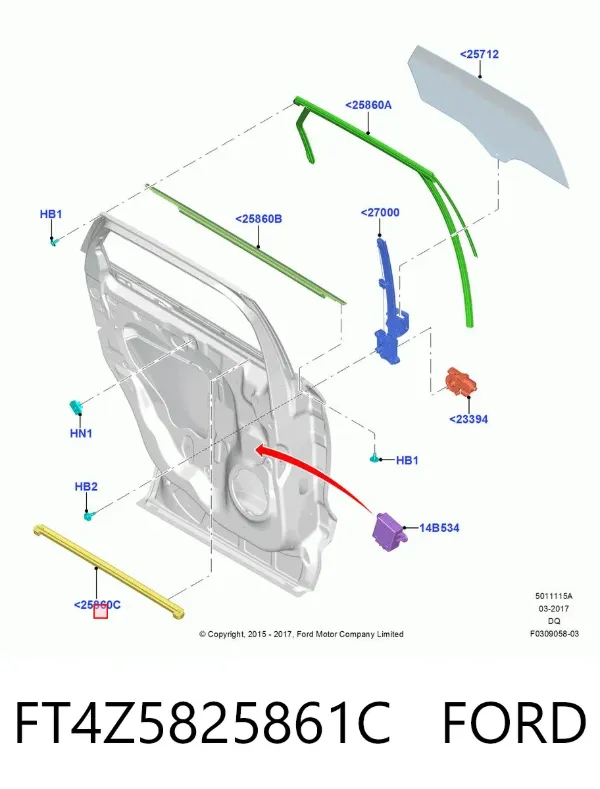  FT4Z5825861C Ford
