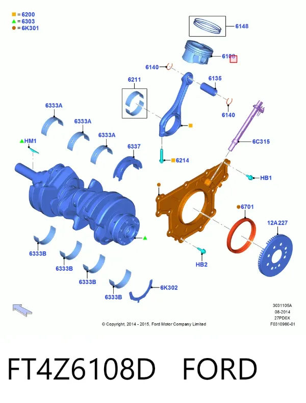  FT4Z6108D Ford