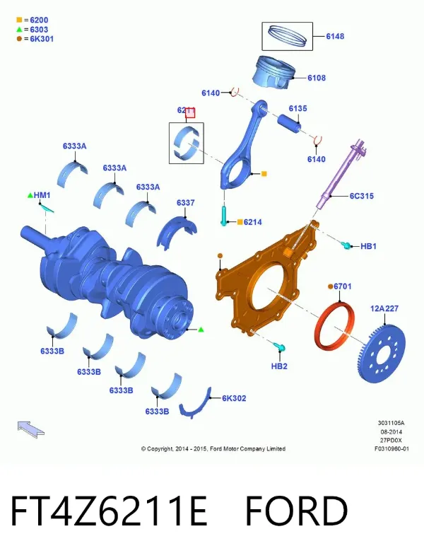  FT4Z6211E Ford