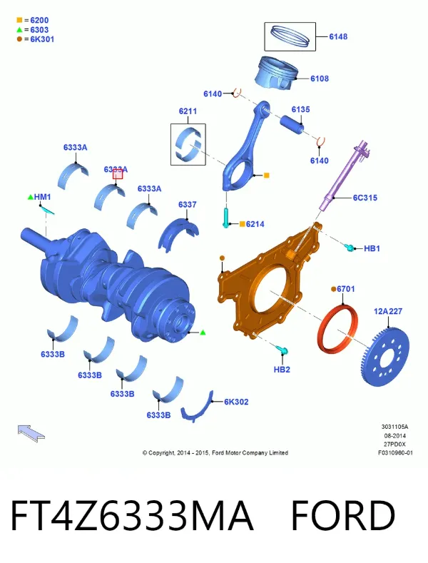  FT4Z6333MA Ford
