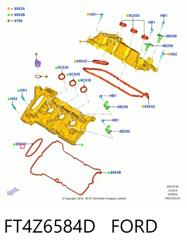  FT4Z6584D Ford