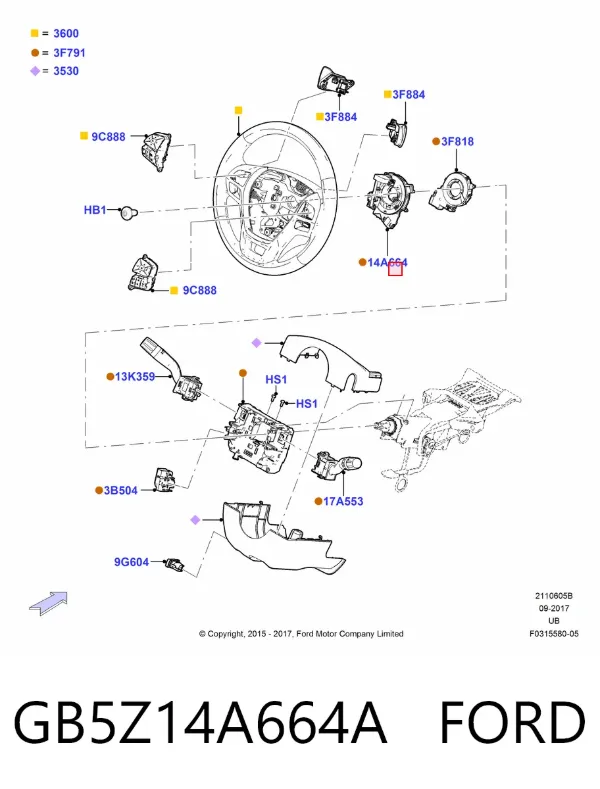  GB5Z14A664A Ford