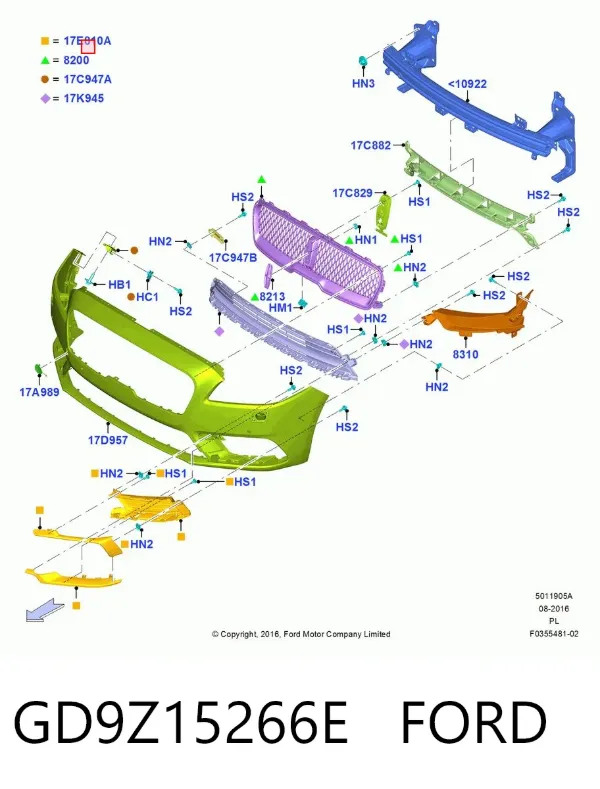  GD9Z15266E Ford