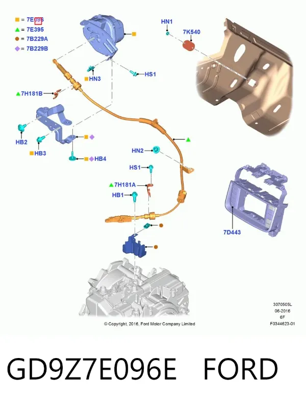  GD9Z7E096E Ford