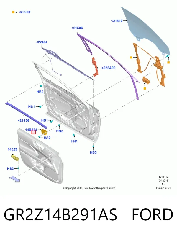  GR2Z14B291AS Ford