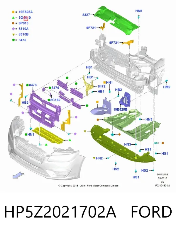  HP5Z2021702A Ford