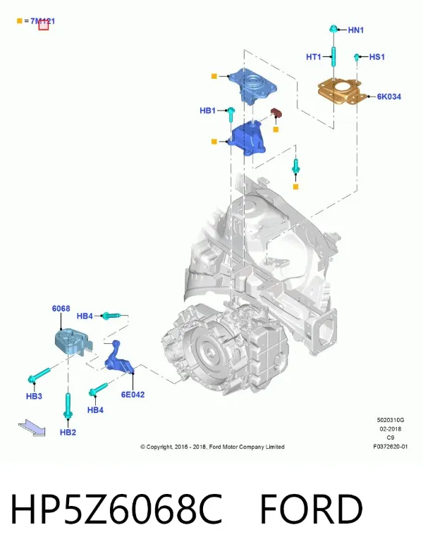  HP5Z6068C Ford