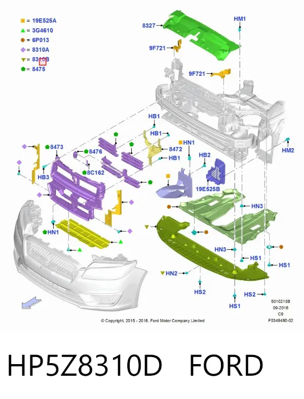  HP5Z8310D Ford