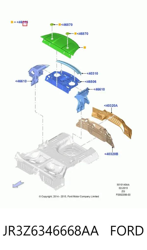  JR3Z6346668AA Ford