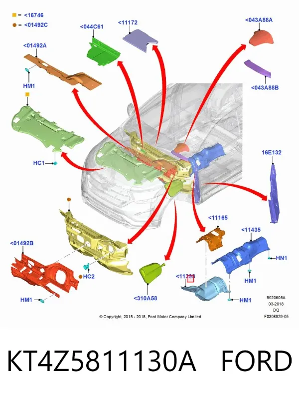  KT4Z5811130A Ford
