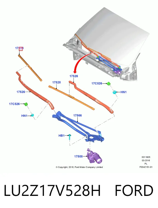  LU2Z17V528H Ford