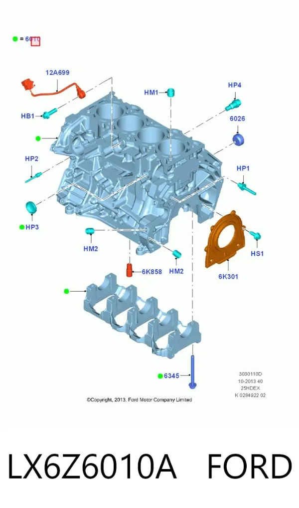  LX6Z6010A Ford
