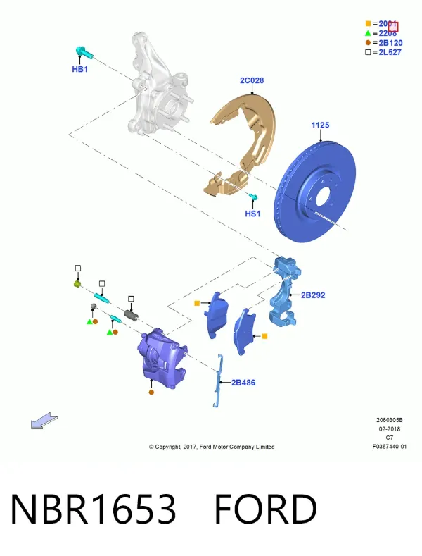  NBR1653 Ford